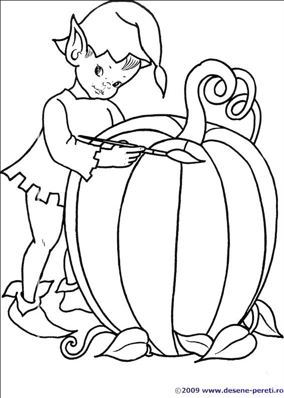 halloween desene colorat